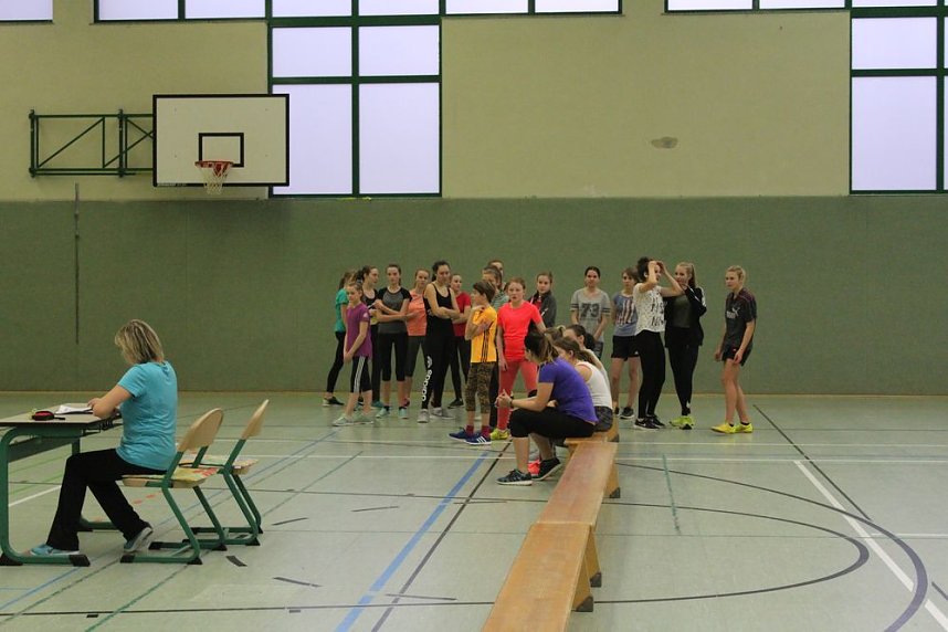 Hochsprung mit Musik