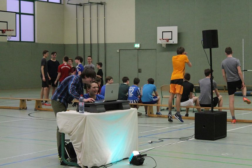 Hochsprung mit Musik