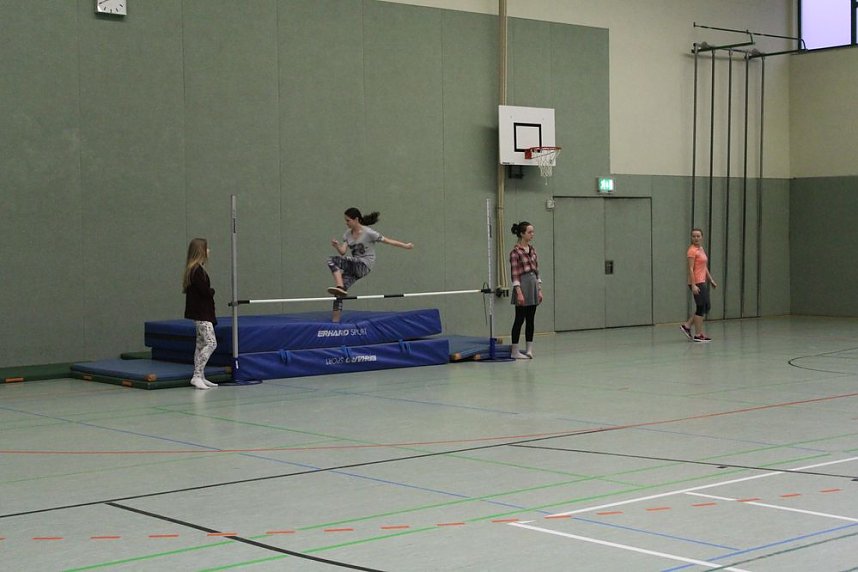 Hochsprung mit Musik