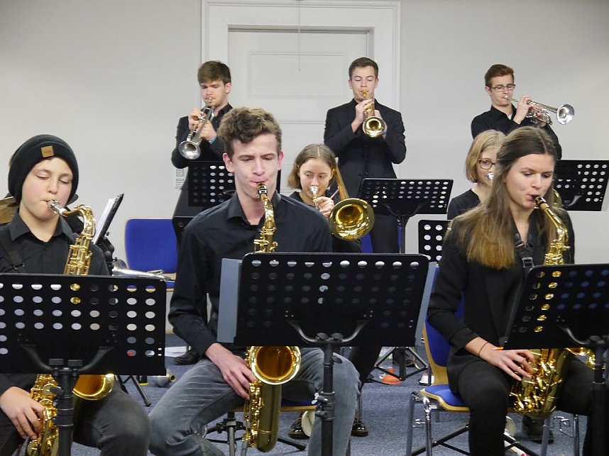 Landesjugendbigband im Workshop