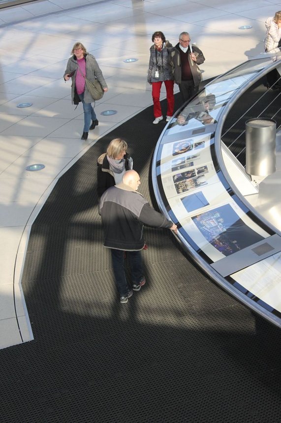 Fahrt zum Deutschen Bundestag