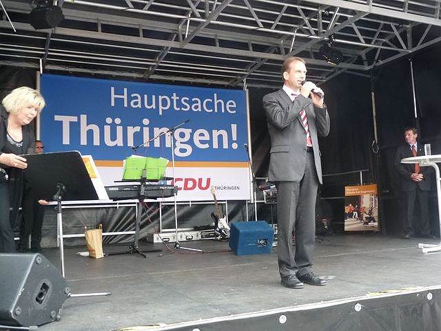 Wahlkampftour Althaus