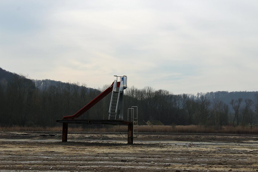 Am Bebraer Teich wird gebaut