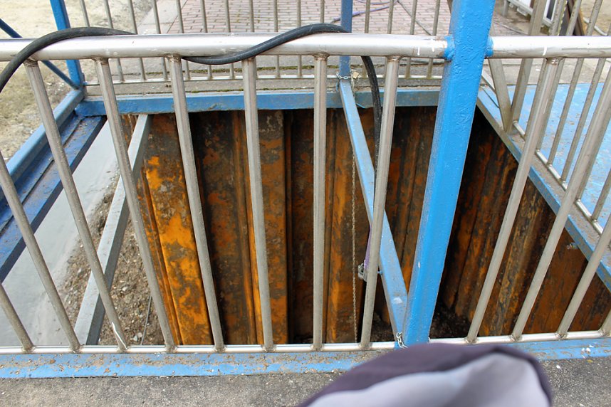 Am Bebraer Teich wird gebaut