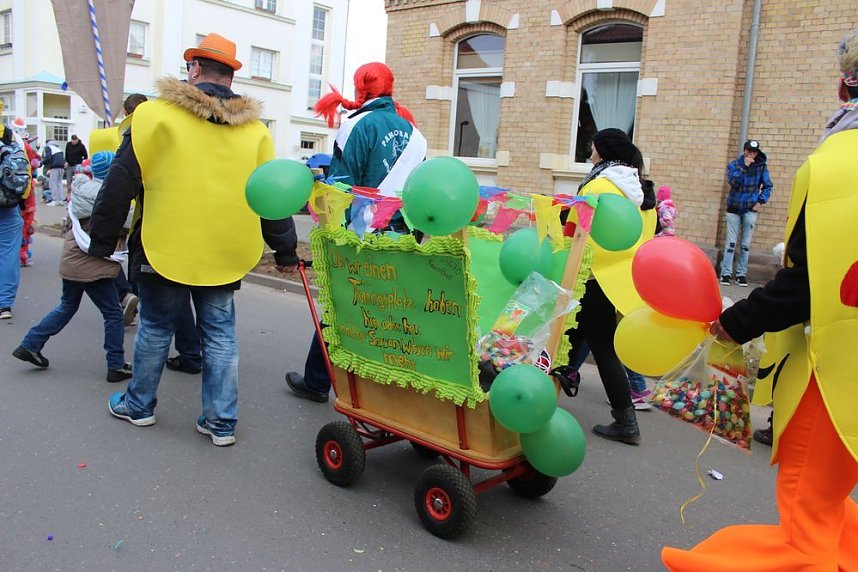 Narren mit Vorschlag zur Gebietsreform