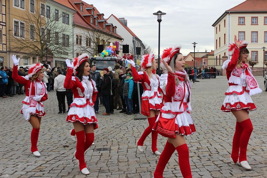 Auf dem Anger gefeiert