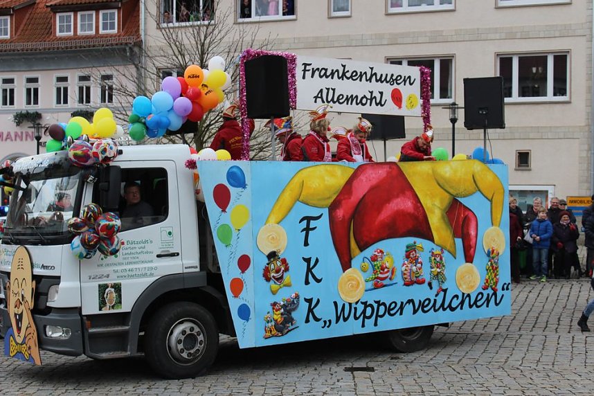 Auf dem Anger gefeiert