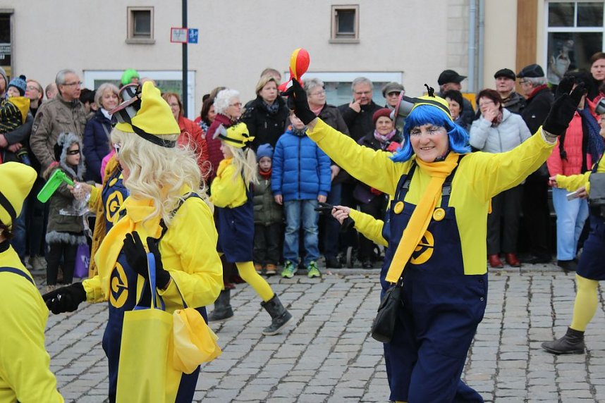 Auf dem Anger gefeiert