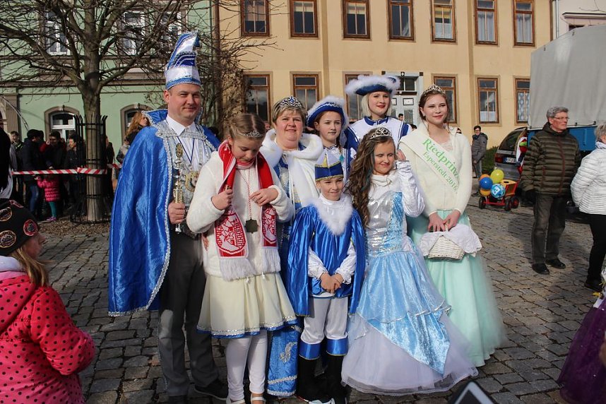 Auf dem Anger gefeiert