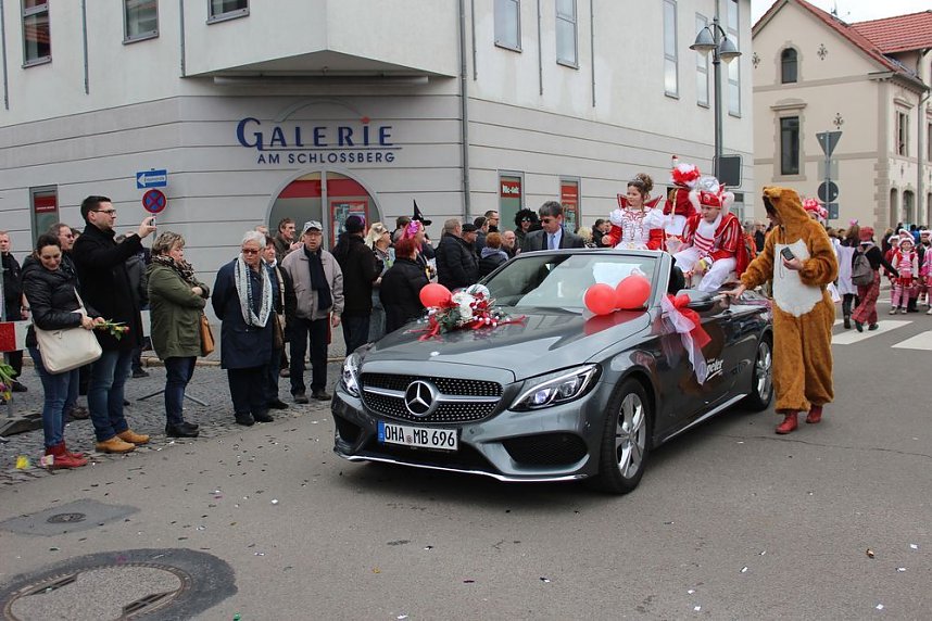 N&auml;rrinnen und Narren ziehen durch die Stadt (2)