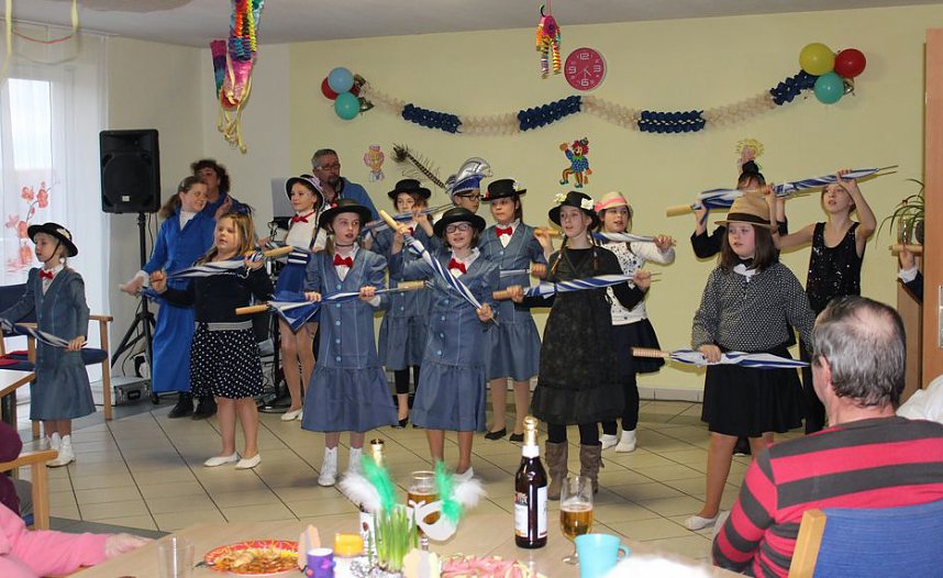 Blau-Weiss bei Senioren