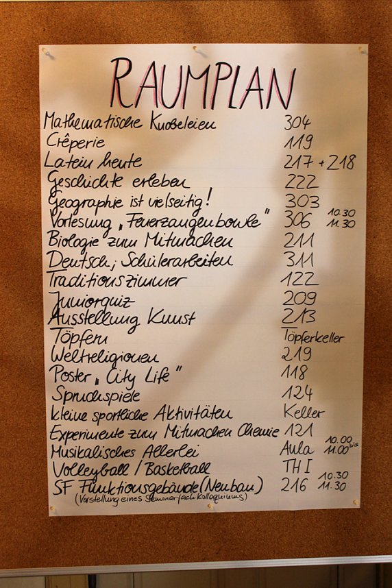 Das Scholl-Gymnasium am Samstag