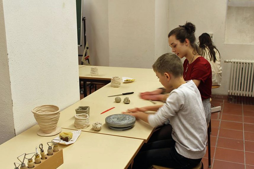 Das Scholl-Gymnasium am Samstag