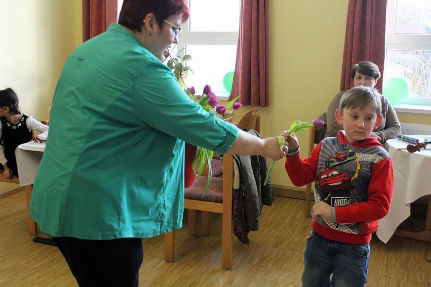 Eine Blume zum Frauentag