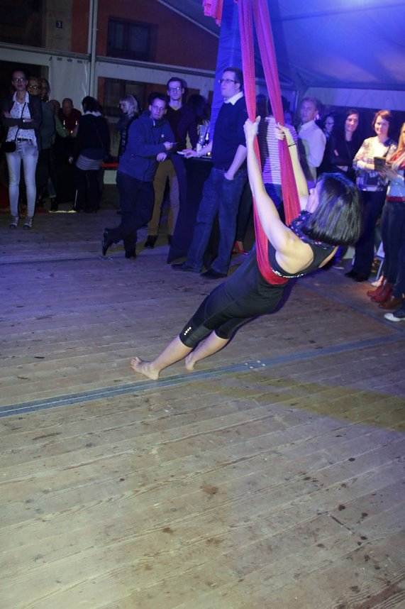 Bei der Party stand man Kopf