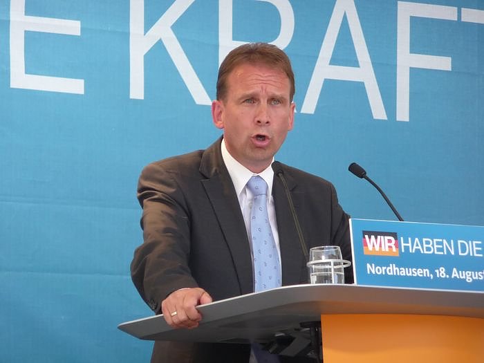 Besuch von Angela Merkel in Nordhausen