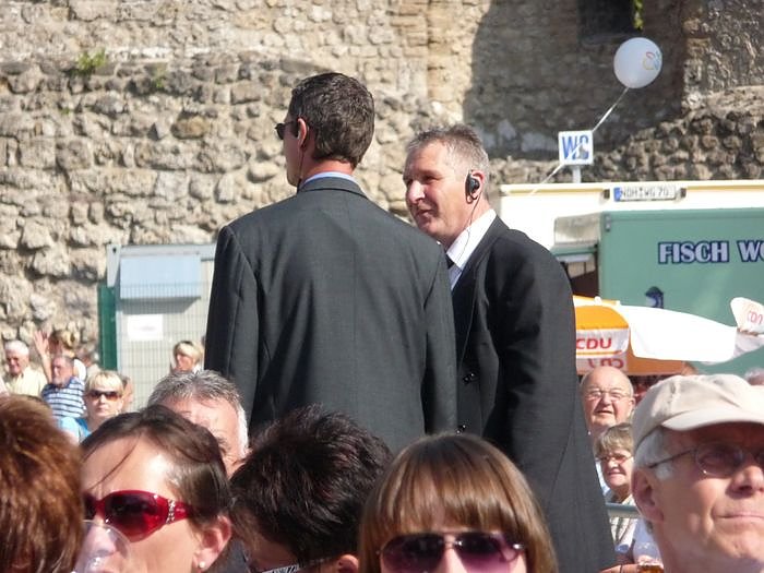 Besuch von Angela Merkel in Nordhausen