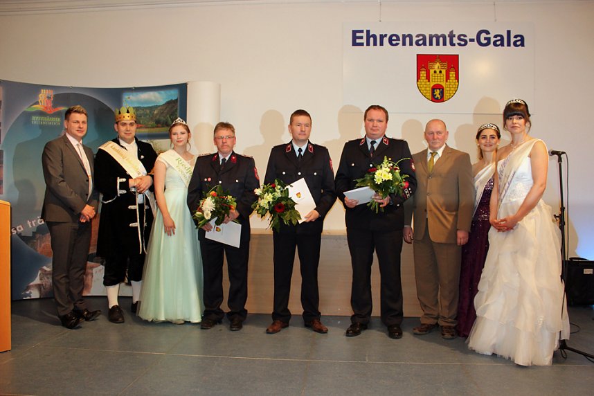 Bad Frankenhausen ehrt seine Feuerwehrleute