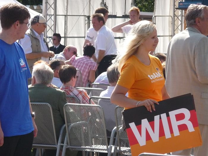 Besuch von Angela Merkel in Nordhausen