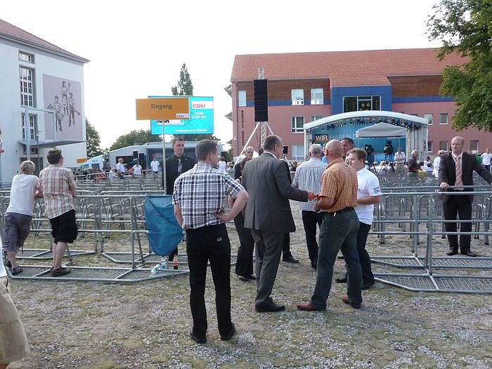 Besuch von Angela Merkel in Nordhausen