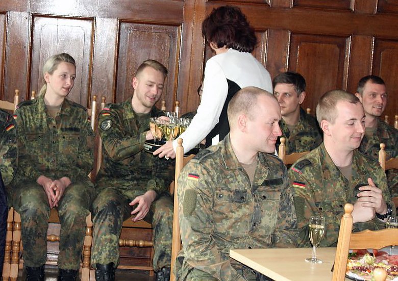 Patenschaft mit Panzerkompanie besiegelt