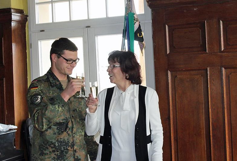 Patenschaft mit Panzerkompanie besiegelt