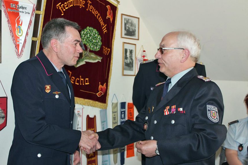 Viel los bei den Kameraden der FFW Jecha