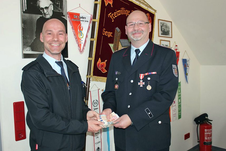 Viel los bei den Kameraden der FFW Jecha