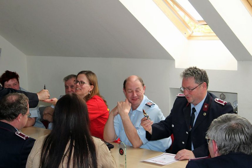 Viel los bei den Kameraden der FFW Jecha