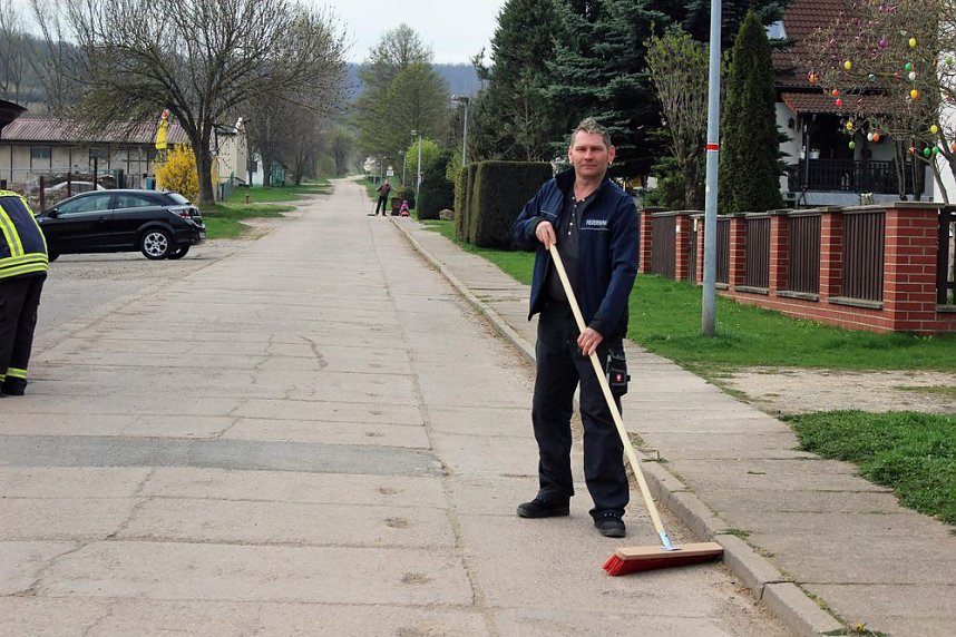 S&auml;uberungsaktion in Sondershausen