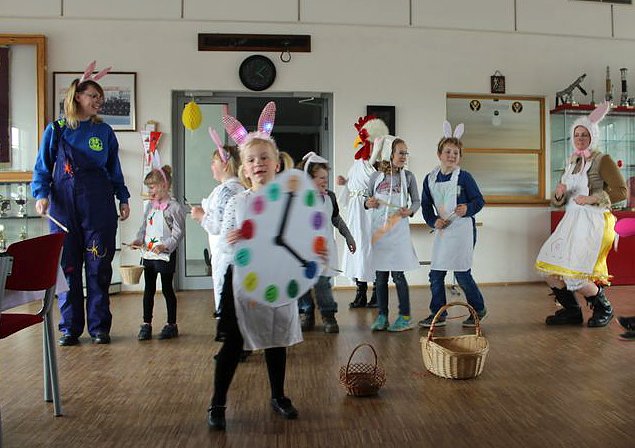 Osterhase war schon da