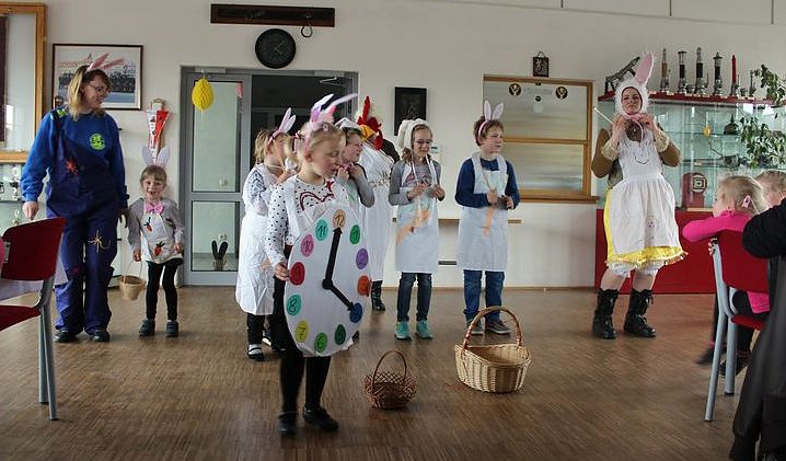 Osterhase war schon da