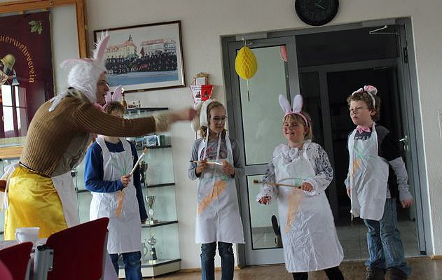 Osterhase war schon da