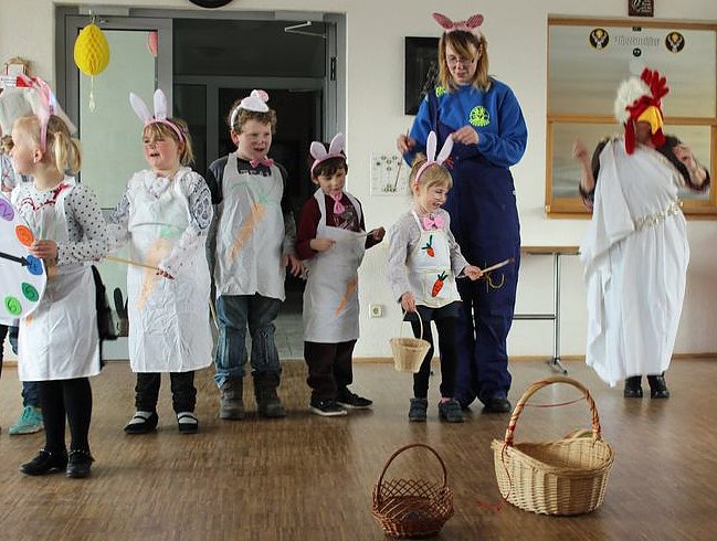 Osterhase war schon da