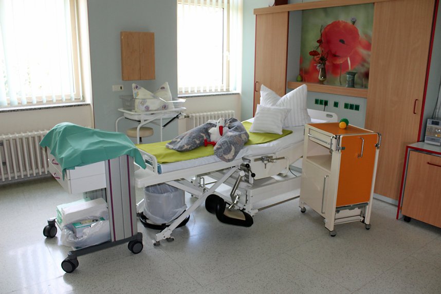 Andrang in der Geburtsklinik