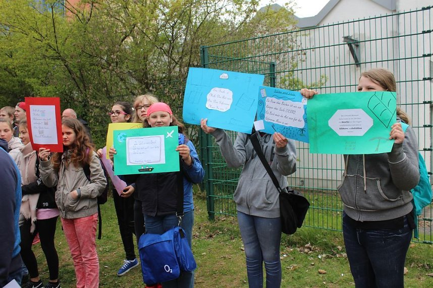 Lesegarten in der &Ouml;stertalschule er&ouml;ffnet