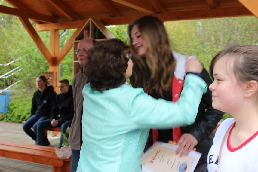 Lesegarten in der &Ouml;stertalschule er&ouml;ffnet