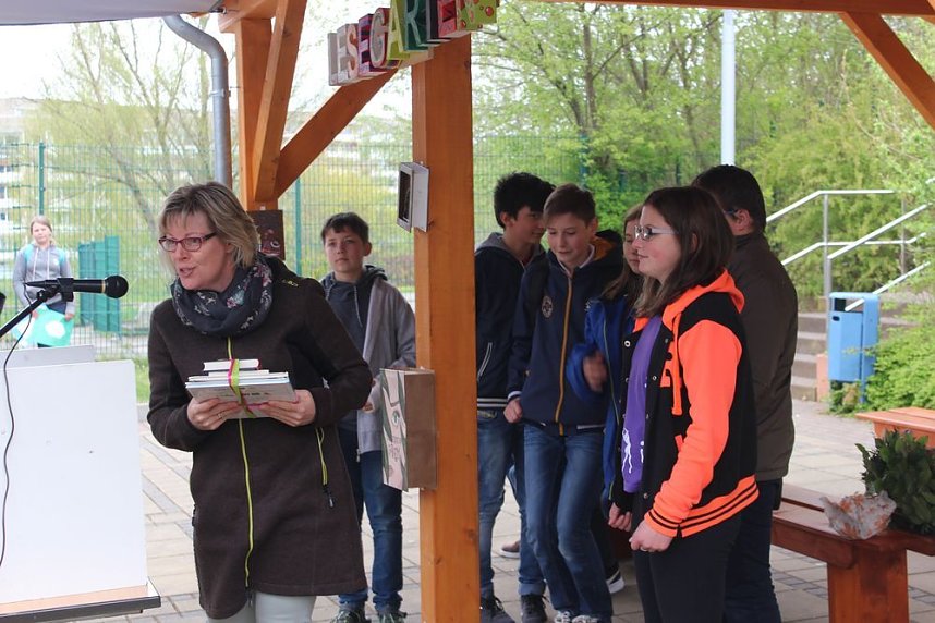 Lesegarten in der &Ouml;stertalschule er&ouml;ffnet