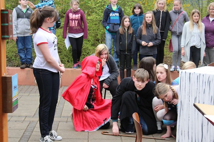 Lesegarten in der &Ouml;stertalschule er&ouml;ffnet