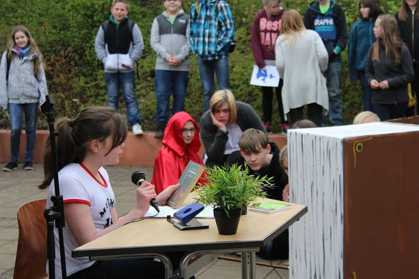 Lesegarten in der &Ouml;stertalschule er&ouml;ffnet