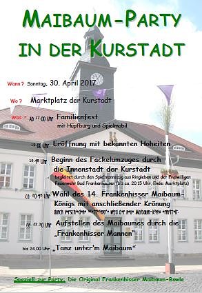 Maibaum Party am Sonntag
