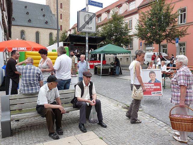 Wahlkampftour Die Linke Bodo Ramelow