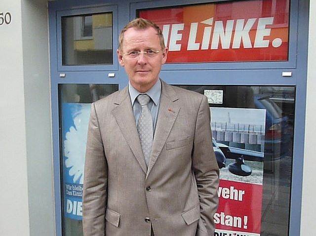 Wahlkampftour Die Linke Bodo Ramelow