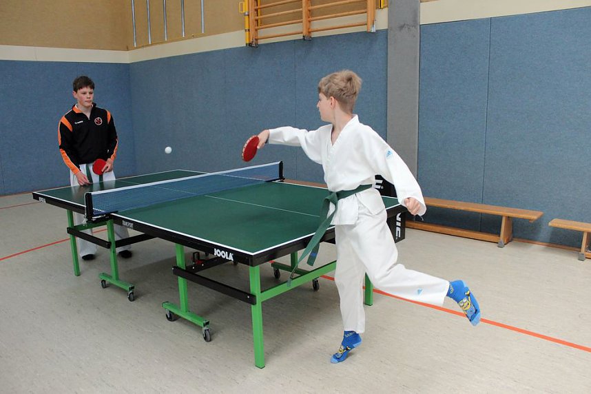 Ganzes Flugzeug dabei