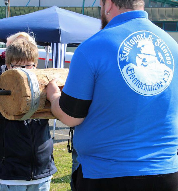 Ganzes Flugzeug dabei