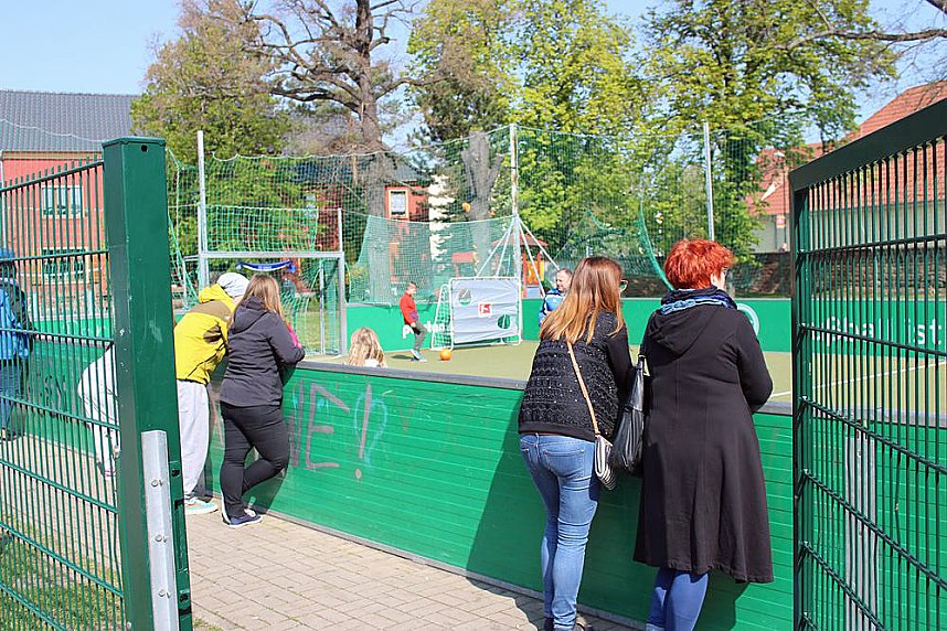Ganzes Flugzeug dabei