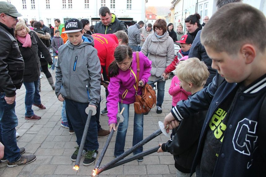 Fackelumzug in Bad Frankenhausen