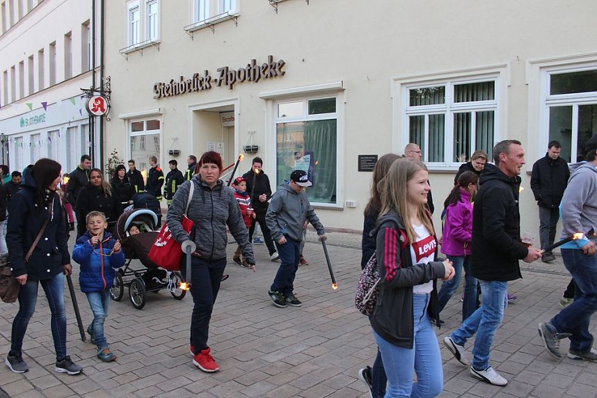 Fackelumzug in Bad Frankenhausen