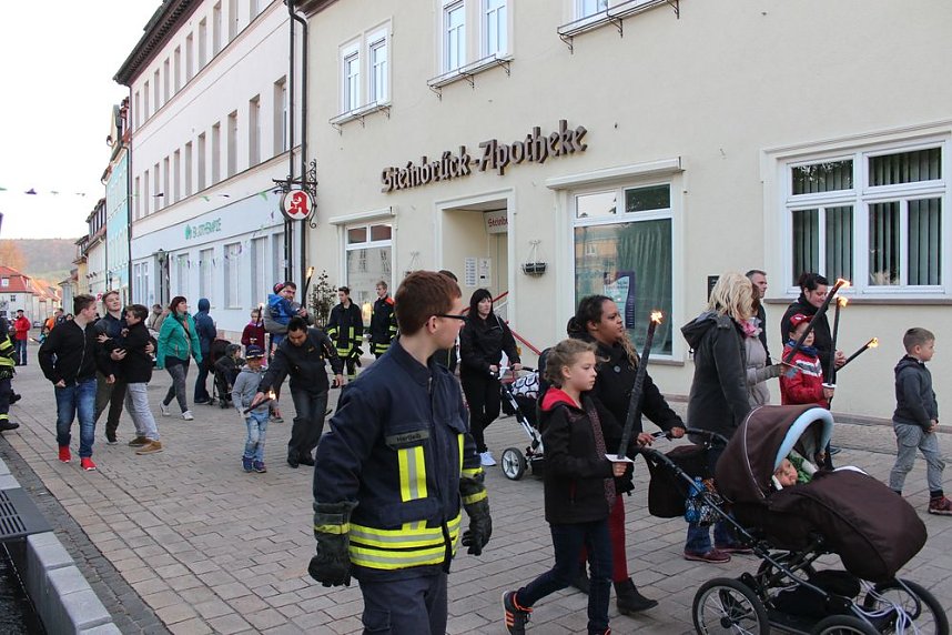 Fackelumzug in Bad Frankenhausen