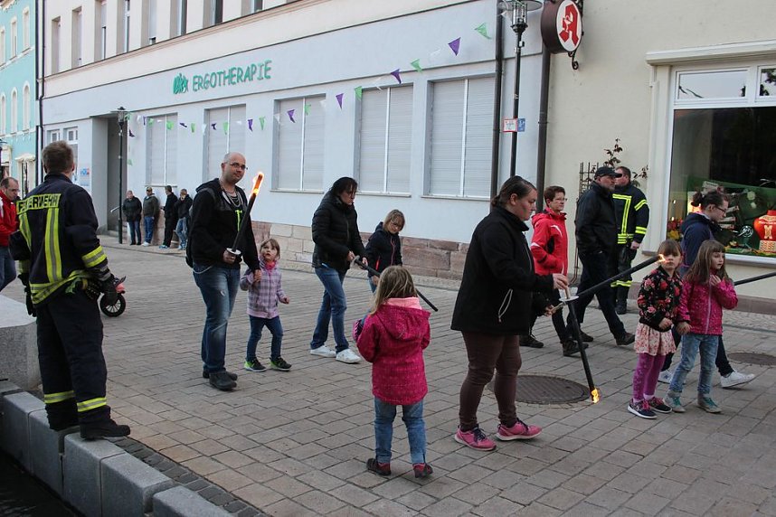 Fackelumzug in Bad Frankenhausen